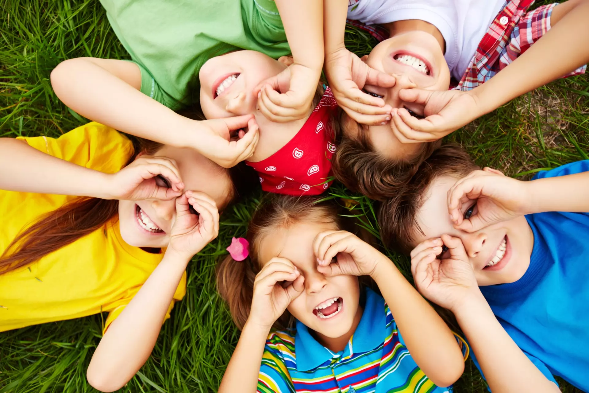 Children smiling after dental sealants in Naples, FL