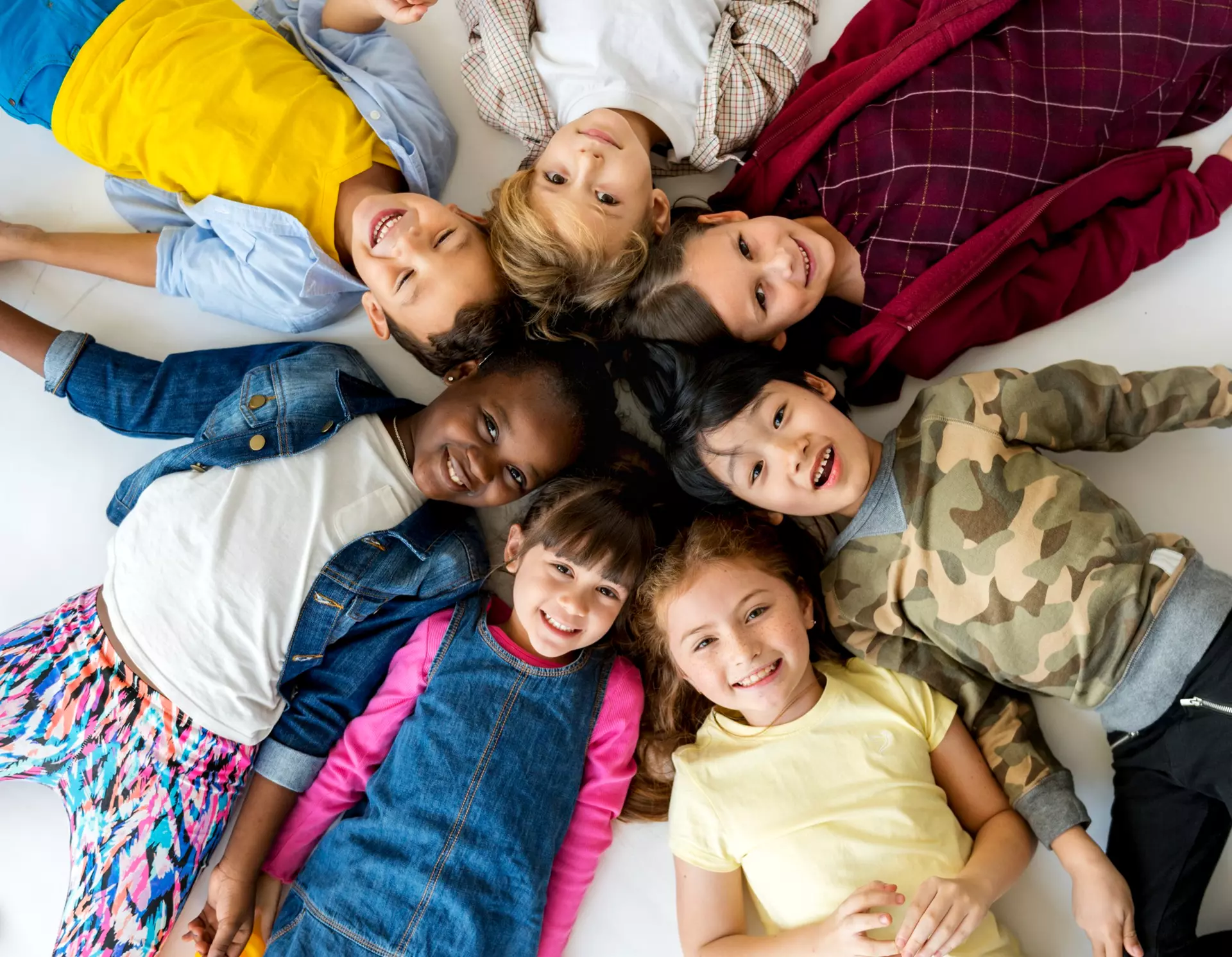 Happy kids with tooth-colored composite fillings in Naples, FL